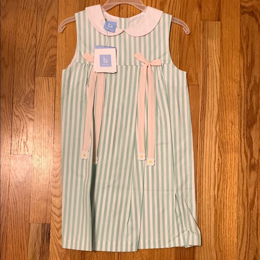 Bella Bliss Striped Sleeveless Dress